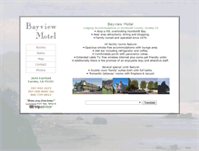 Tablet Screenshot of bayviewmotel.com